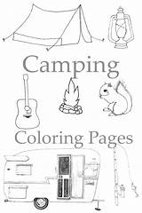 Tent Coloring Pages sketch template