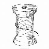 Thread Spool Coloring Page  Free spool For Kids sketch template