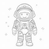 Desenho Para Colorir Astronauta sketch template