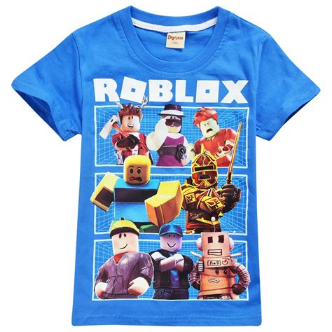 2019 Roblox Boys T Shirt Cartoon Red Nose Day Stardust Game Childr...