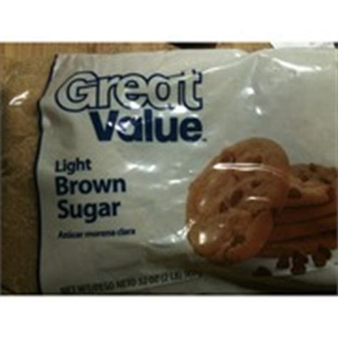 Great Value Light Brown Sugar: Calories, Nutrition Analysis & More | Fooducate