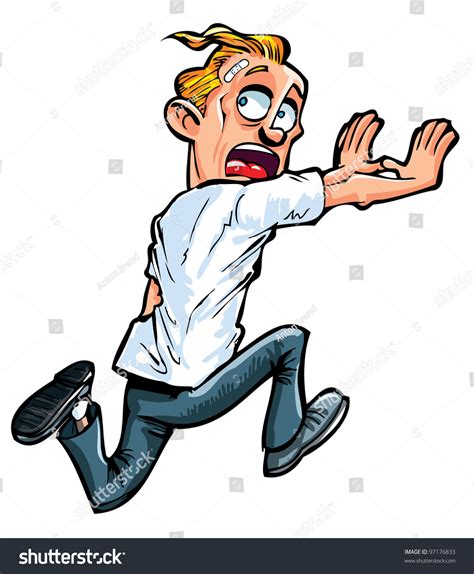 4,312 Cartoon Running Scared Images, Stock Photos & Vectors | Shutterstock