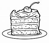 Cake Food Coloring Pages sketch template