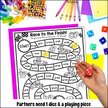 No Prep Phonics Games for Beginning Blends | Blends Game | Just Print ...