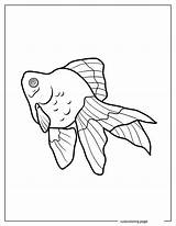 Goldfish Coloring Pages20  Free Printable coloring Pages Cute sketch template