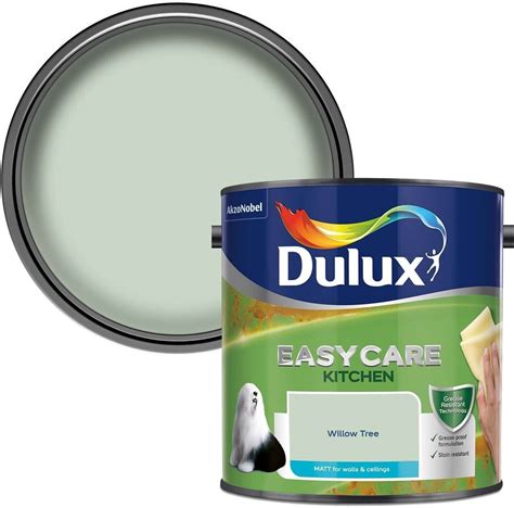 Buy Dulux Easycare Kitchen Willow Tree - Matt Paint - 2.5L from £21.59 (Today) – Best Deals on ...