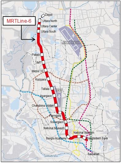 Dhaka Mrt Map