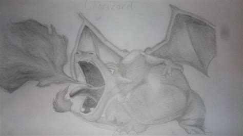 Charizard pencil sketch by Carlazard on DeviantArt