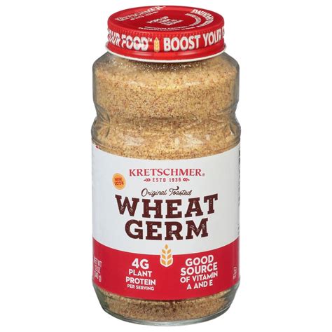 Kretschmer Original Toasted Wheat Germ, 4g Plant Protein Per Serving ...