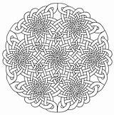 Celtic Mandala Coloring Pages sketch template
