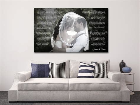 Personalized Word Art Canvas | Canvas Vows