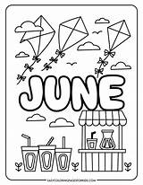 June Coloring Pages 5 Free Printable PDF To Print  Easy sketch template