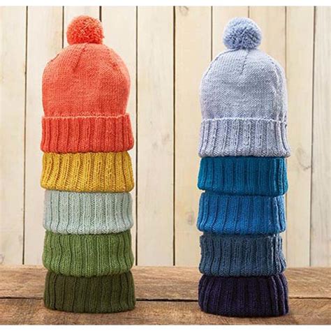 Colorful Knitted Winter Hats [FREE Knitting Pattern]