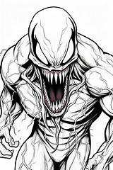 Free Printable Venom Coloring Pages  For Kids & Adults sketch template