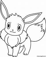 Eevee Pokemon Coloring Pages sketch template