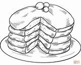 Pancakes coloring Page  Free Printable Coloring Pages sketch template