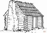 Vintage Log Cabin coloring Page  Free Printable Coloring Pages sketch template