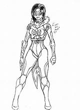 Spider Girl Coloring Pages sketch template