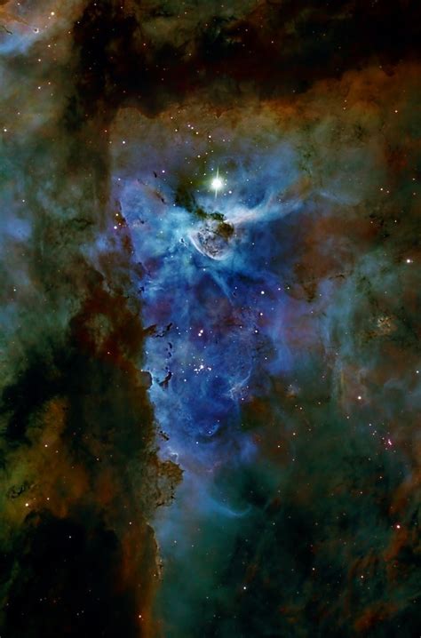 Billions and Billions - Eta Carina nebula NGC3372 in colour maped...