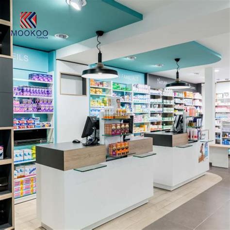 China Customized Retail Pharmacy Shop Counter Design Manufacturers and Suppliers - Factory ...