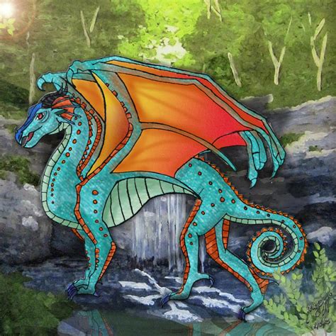 Glory: The Rainwing From The Dragonet Prophecy by dahlys on DeviantArt