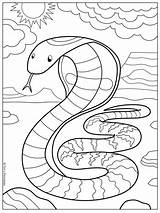 King Cobra Coloring Page  Tims Printables sketch template