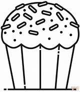 Muffin coloring Page  Free Printable Coloring Pages sketch template