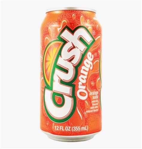 Crush Orange Soda 355 Ml Cans, 12/cs - Orange Crush Pop Can, HD Png Download - kindpng