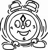 Alarm Clock Shaking Coloring Pages  Best Place To Color sketch template