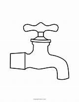 Free Printable Faucet Tap Coloring Pages sketch template