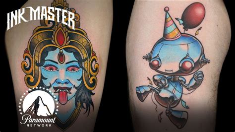 Best Tattoos Designed By Other Artists 🎨 Ink Master - YouTube