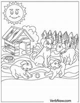 Puppy6  VerbNow sketch template