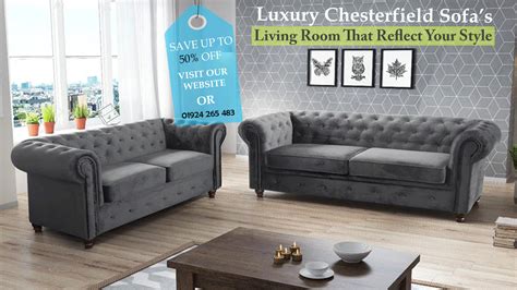 Chesterfield Sofas at Sleepkings & Sofakings 3+2 Hablo Sofas in 4 ...