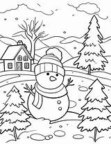 50 Winter Coloring Pages Free Sheets For Kids sketch template