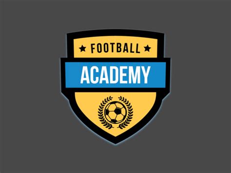 Logo for a football academy by Bogdan PP on Dribbble