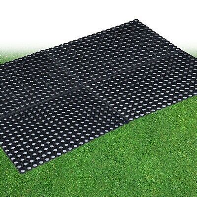 Rubber Grass Mats 80 x 50cm Floor Matting Safety Children's Playground Garden | eBay