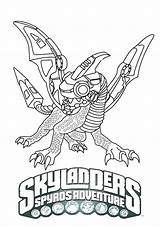 Skylanders Giants Coloring Pages Crusher sketch template