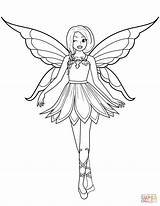 Winking Fairy coloring Page  Free Printable Coloring Pages sketch template