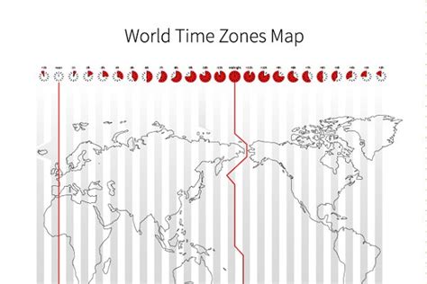 World Time Zones Map | Pre-Designed Illustrator Graphics ~ Creative Market