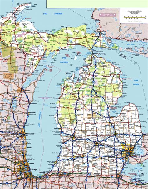 Printable Map Of Lower Michigan With Counties