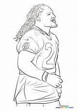 NFL Players  Coloring Pages For kids Free Print Or Download sketch template