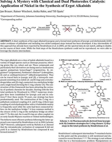 Solving A Mystery with Classical and Dual Photoredox Catalysis: Application of Nickel in the ...