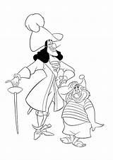 Pan Hook Peter Captain Coloring Pages Disney Printable Drawing  sketch template