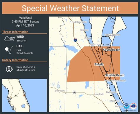 National Weather Service Issues Special Weather Statement for Cocoa ...