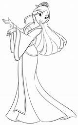 Mulan Printable Coloring Pages sketch template