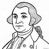 George Washington Portrait Coloring Page 11411 8944 sketch template