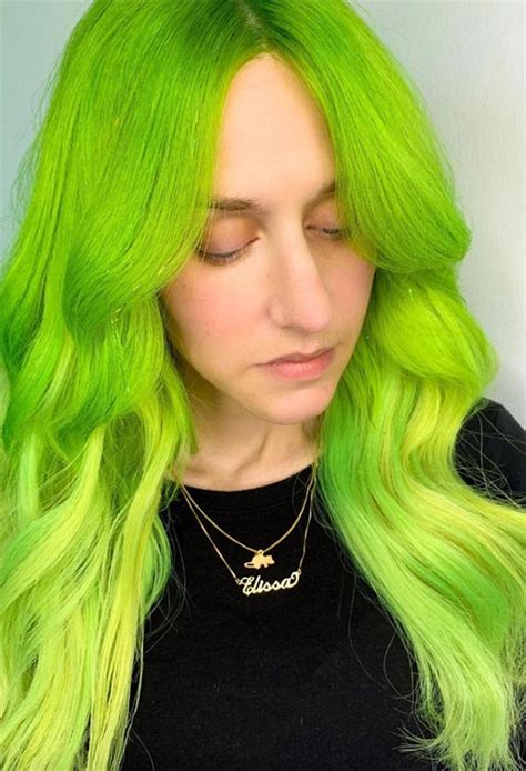 How to Dye Hair Green at Home - Glowsly