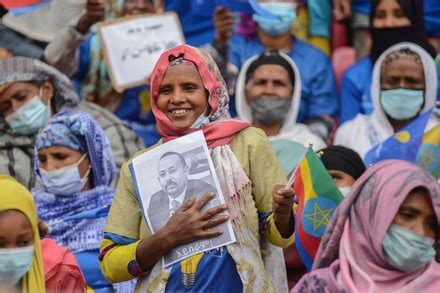 Presidential election campaign, Addis Ababa, Ethiopia - 15 Jun 2021 ...