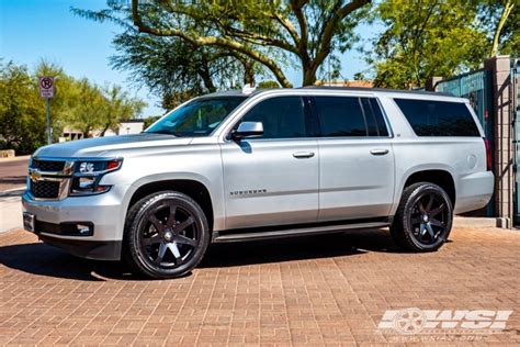 2019 Chevrolet Suburban with 22" Black Rhino Mozambique (RF) in Matte ...