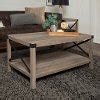 Rustic Wood Coffee Table - Gray Wash | RC Willey Furniture Store